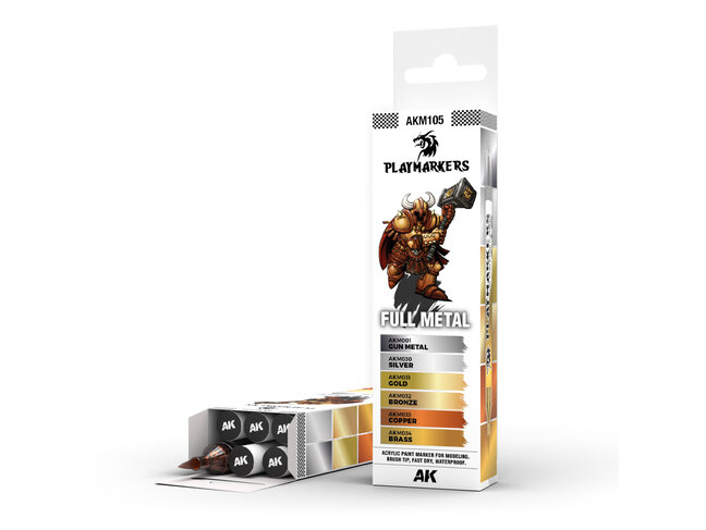 AK Interactive Playmarker Set - Full Metal