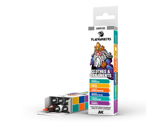 AK Interactive Playmarker Set - Clothes & Ornaments