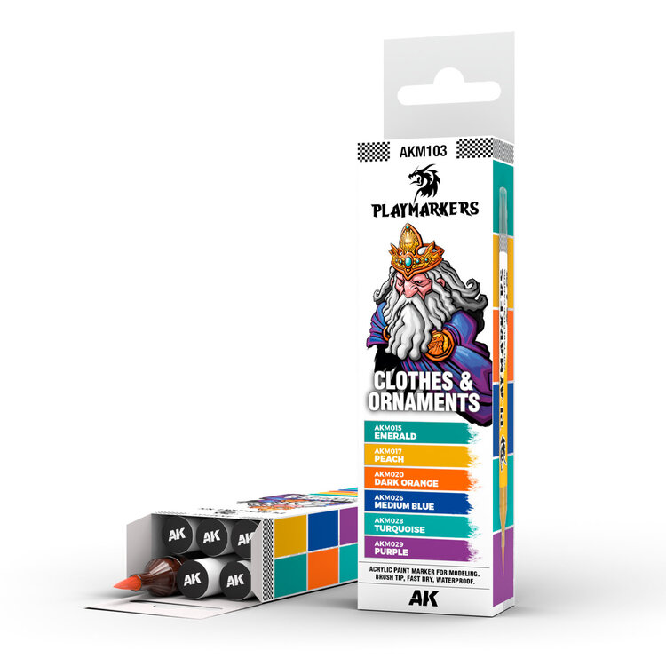 AK Interactive AK Interactive: Playmarker Set - Clothes & Ornaments