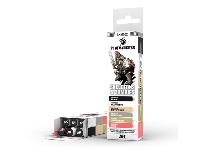 AK Interactive Playmarker Set - Skeletons & Zombies