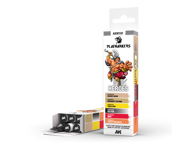 AK Interactive Playmarker Set - Heroes