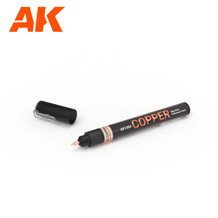 AK Interactive AK Interactive: Metallic Liquid Markers - 4 Units Set