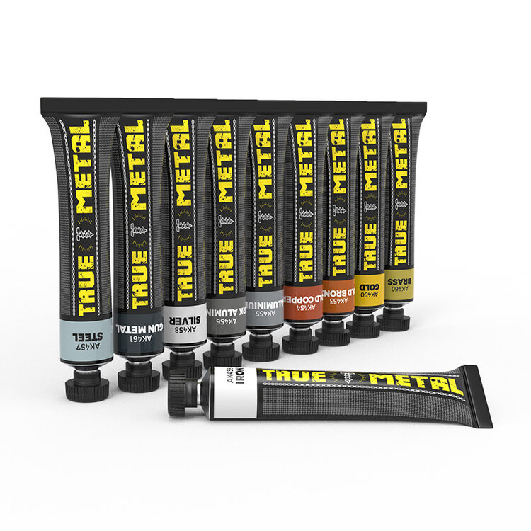 AK Interactive AK Interactive - Full Range: True Metal - 12 Units