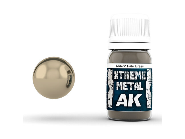 AK Interactive Xtreme Metal - Pale Brass