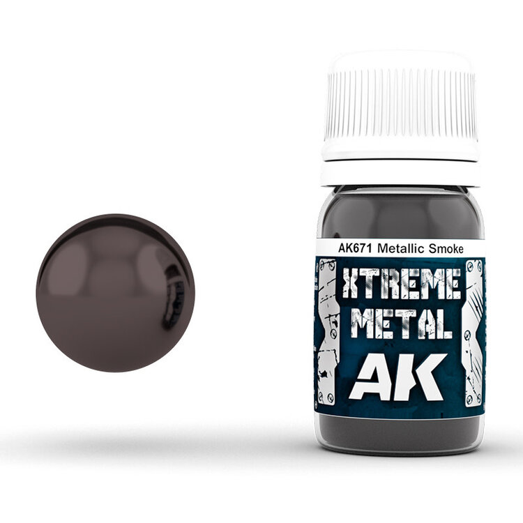 AK Interactive AK Interactive: Xtreme Metal - Metallic Smoke