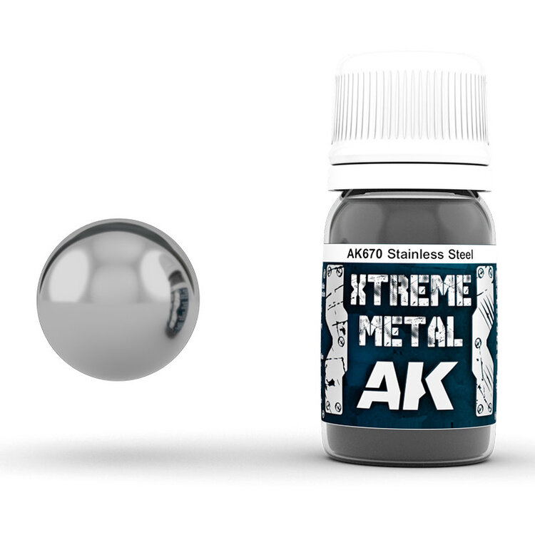 AK Interactive AK Interactive: Xtreme Metal - Stainless Steel