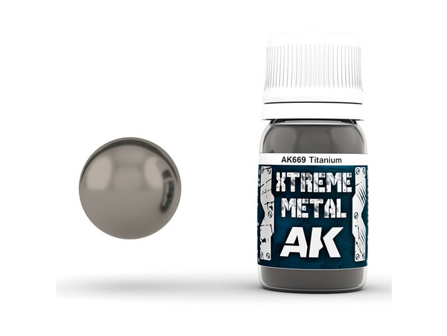 AK Interactive Xtreme Metal - Titanium