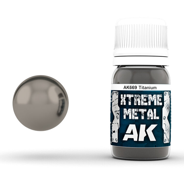 AK Interactive AK Interactive: Xtreme Metal - Titanium