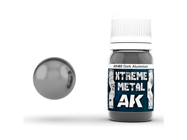 AK Interactive Xtreme Metal - Dark Aluminium