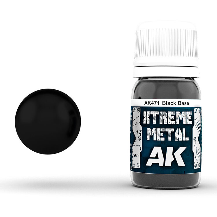 AK Interactive AK Interactive: Xtreme Metal - Black Base