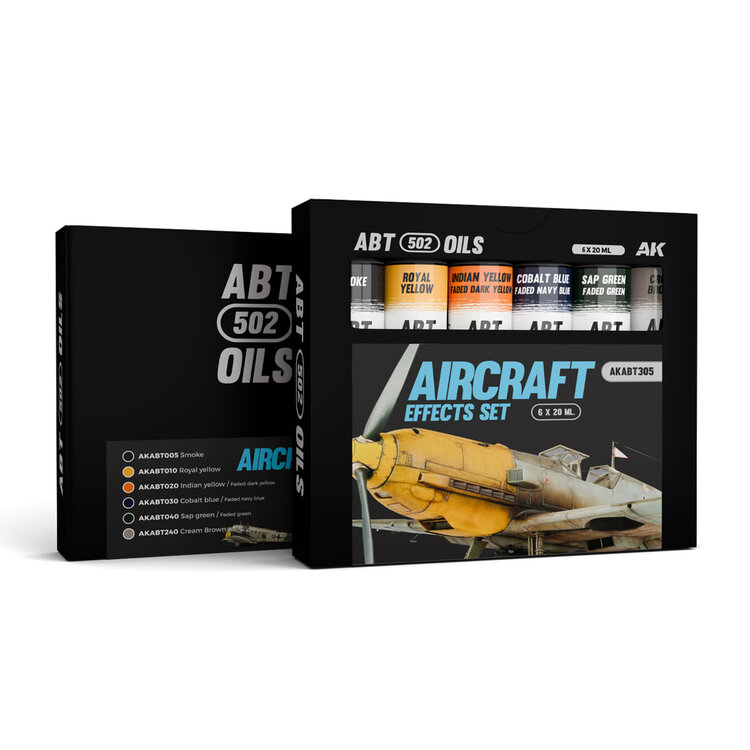 Abteilung 502 AK Interactive - ABT 502: Oils - Aircraft Effects Set