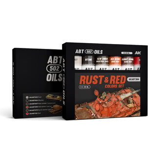 Abteilung 502 ABT 502 Oils - Rust & Red Colors Set