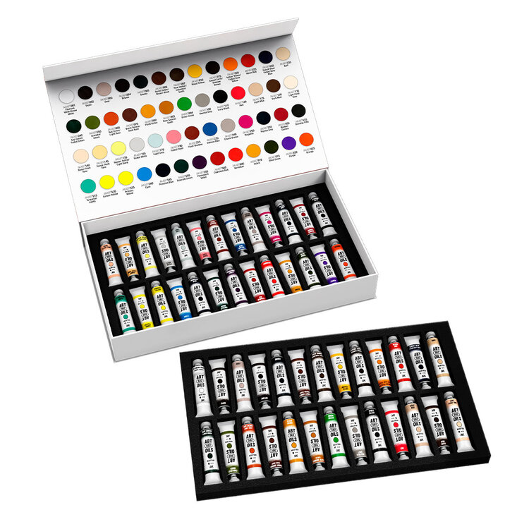 Abteilung 502 AK Interactive - ABT 502: Oils - Full Range - Special Box - 52 Units