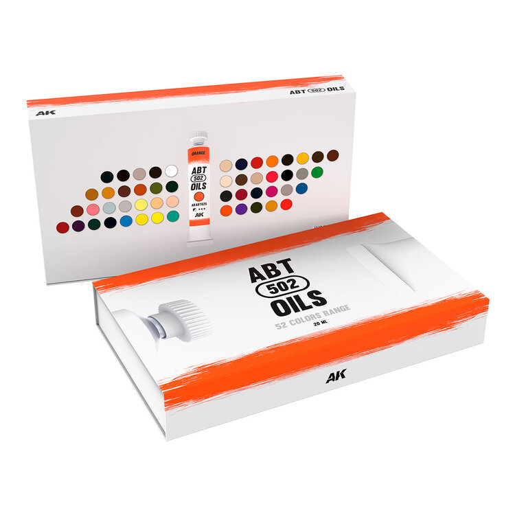 Abteilung 502 AK Interactive - ABT 502: Oils - Full Range - Special Box - 52 Units