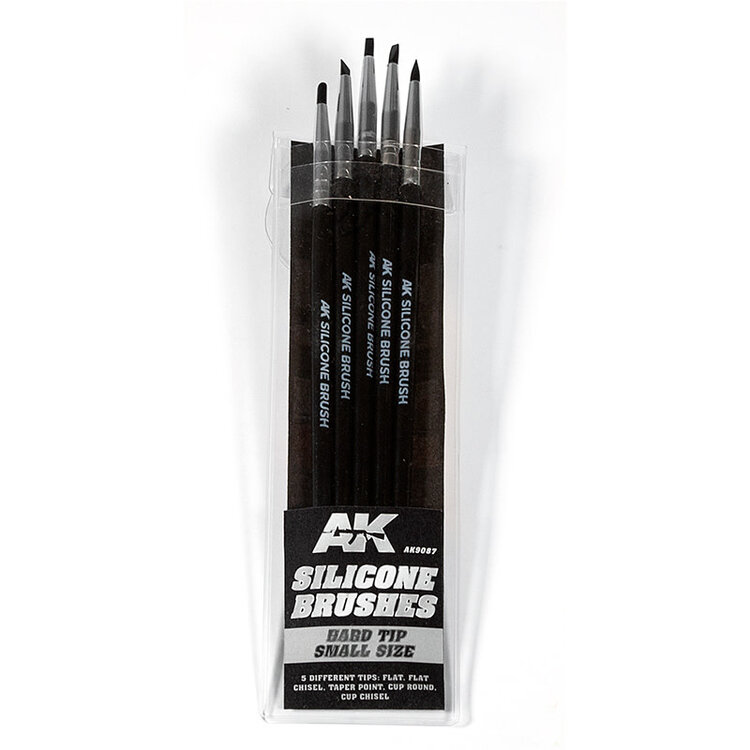 AK Interactive AK Interactive: Silicone Brushes - Hard Tip - Small Size