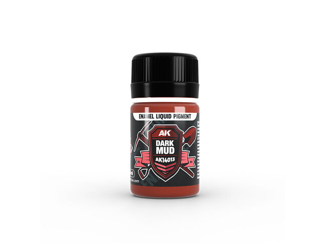 AK Interactive Enamel Liquid Pigment - Dark Mud