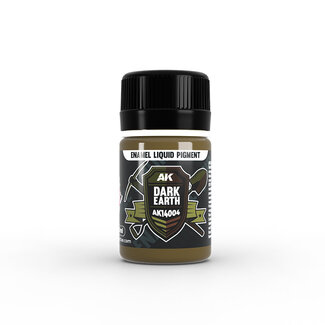 AK Interactive Enamel Liquid Pigment - Dark Earth