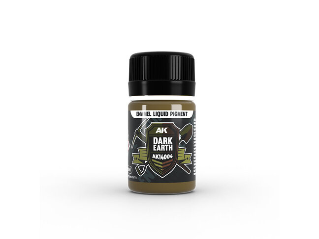 AK Interactive Enamel Liquid Pigment - Dark Earth