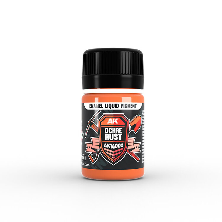 AK Interactive AK Interactive: Enamel Liquid Pigment - Ochre Rust