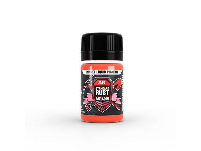AK Interactive Enamel Liquid Pigment - Standard Rust