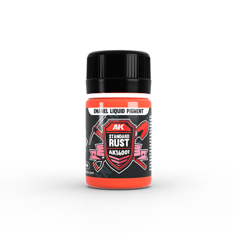 AK Interactive AK Interactive: Enamel Liquid Pigment - Standard Rust