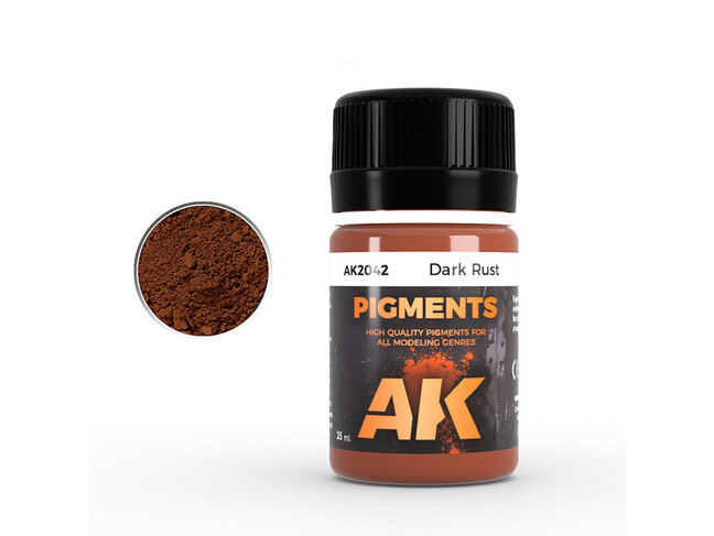 AK Interactive Pigments - Dark Rust
