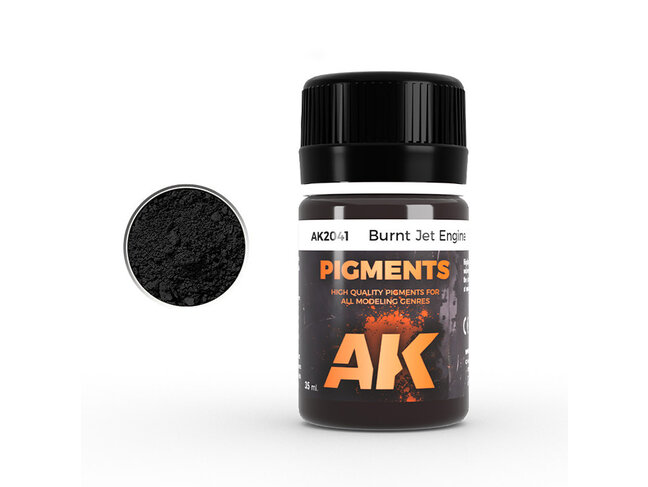 AK Interactive Pigments - Burnt Jet Engine
