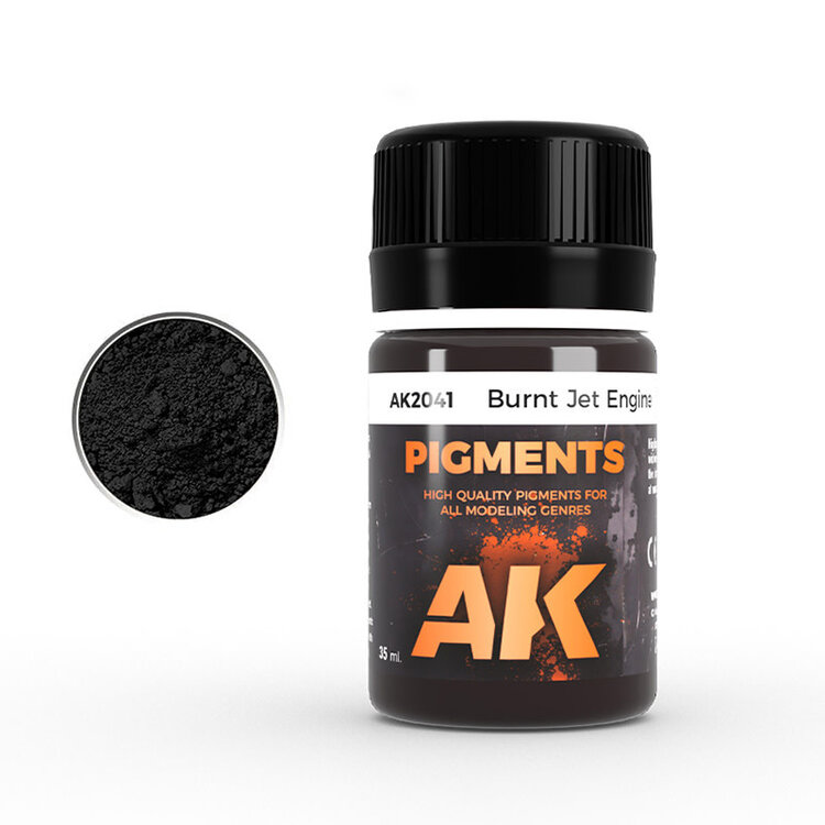 AK Interactive AK Interactive: Pigments - Burnt Jet Engine
