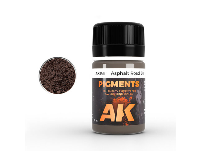 AK Interactive Pigments - Asphalt Road Dirt