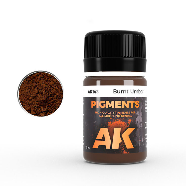 AK Interactive AK Interactive: Pigments - Burnt Umber