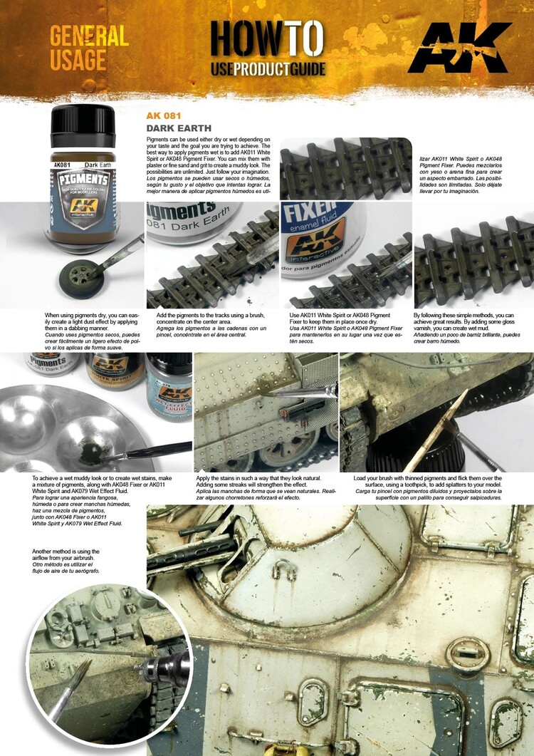 AK Interactive AK Interactive: Pigments - Dark Earth