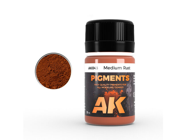 AK Interactive Pigments - Medium Rust