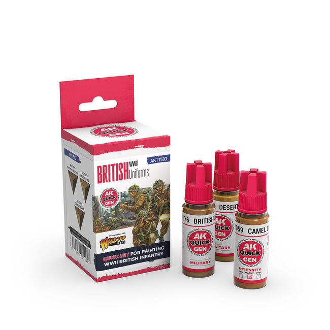 AK Interactive AK Interactive: Quick Gen Set - British WWII Uniforms