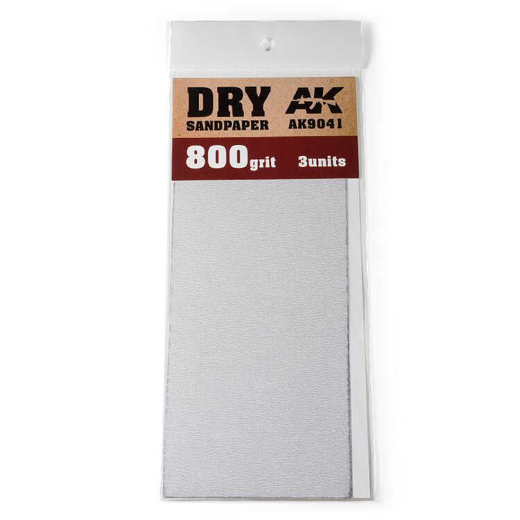 AK Interactive AK Interactive: Dry Sandpaper 800