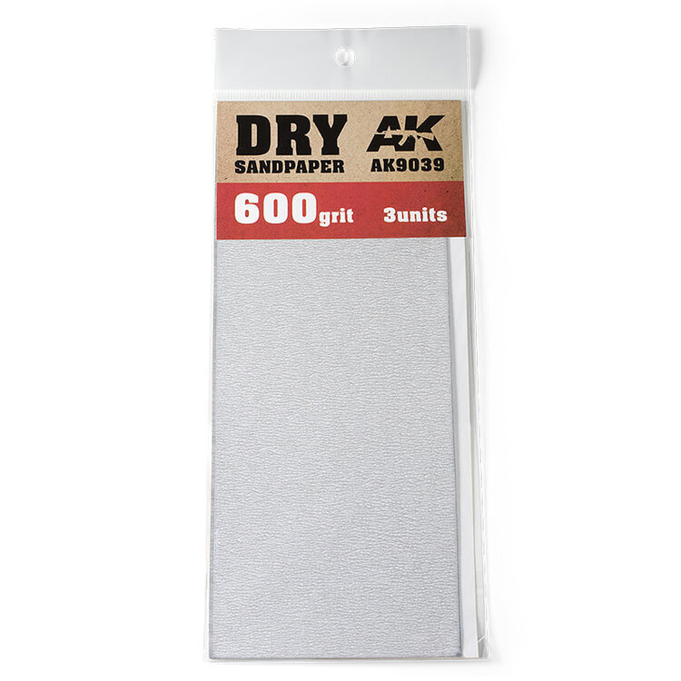 AK Interactive AK Interactive: Dry Sandpaper 600