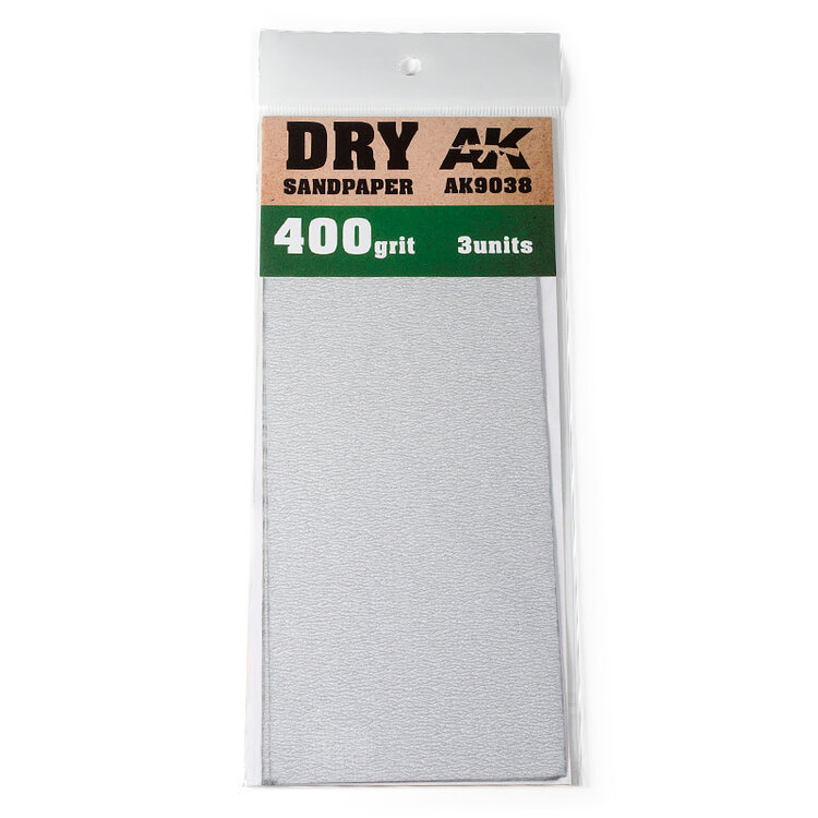 AK Interactive AK Interactive: Dry Sandpaper 400
