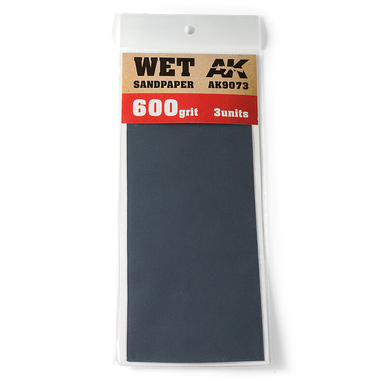 AK Interactive AK Interactive: Wet Sandpaper 600