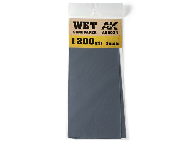 AK Interactive Wet Sandpaper 1200