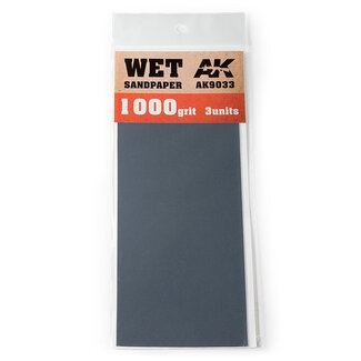 AK Interactive Wet Sandpaper 1000