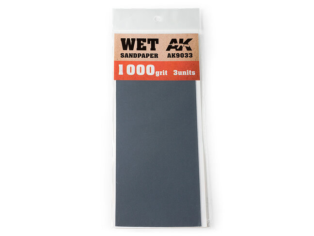 AK Interactive Wet Sandpaper 1000