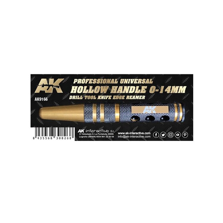 AK Interactive AK Interactive: Professional Universal Hollow Handle 0-14mm