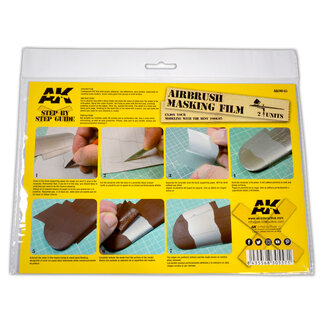 AK Interactive Airbrushing Masking Film (2 Units)