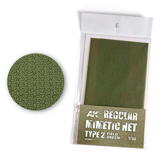 AK Interactive Camouflage Net - Type 2 - Field Green