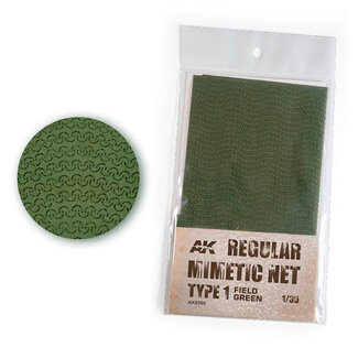 AK Interactive Camouflage Net - Type 1 - Field Green