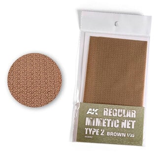 AK Interactive Camouflage Net - Type 2 - Brown