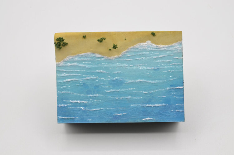 AK Interactive AK Interactive: Textured Styrene Sheet - Water Sheet Transparent - Still Water - 245 x 195mm (1 Unit)