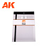 AK Interactive AK Interactive: Textured Styrene Sheet - Water Sheet Transparent - Fine Water - 245 x 195mm (1 Unit)