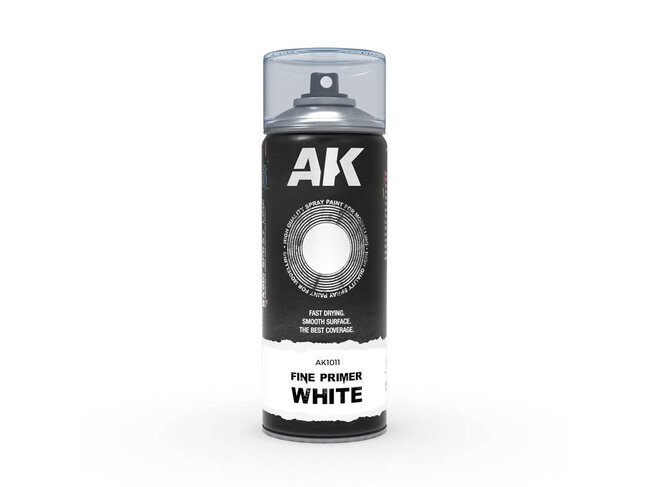 AK Interactive Spray: Fine Primer White