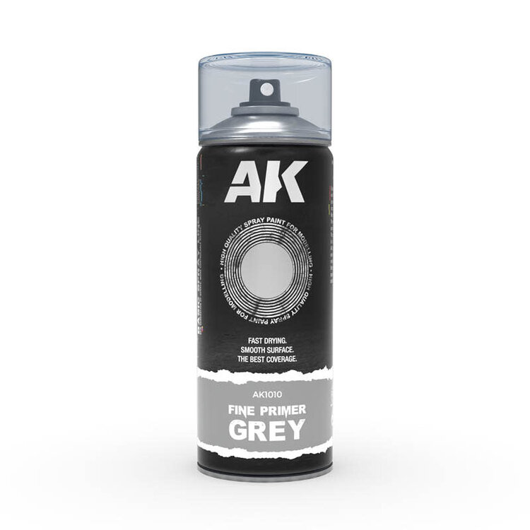AK Interactive AK Interactive - Spray: Fine Primer Grey