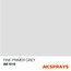 AK Interactive AK Interactive - Spray: Fine Primer Grey